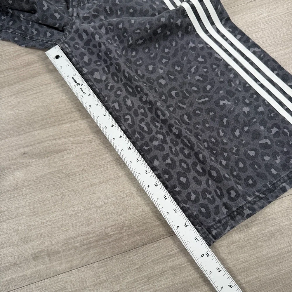 Adidas Denim Bermuda Shorts Pants Womens Rave Y2K Style Baggy Wide NWT KA2675